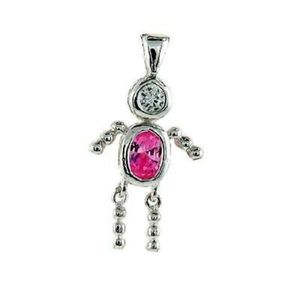 Charm/Pendant .925 Sterling Silver Birthstone